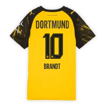 Billige Fotballdrakt Borussia Dortmund Julian Brandt #10 Replika Hjemmedrakt Dame 2025-26 Kortermet